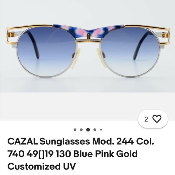 CAZAL Legends Model Gold Vintage 1980’s Sunglasses
Mod244 - Picture 1 of 5